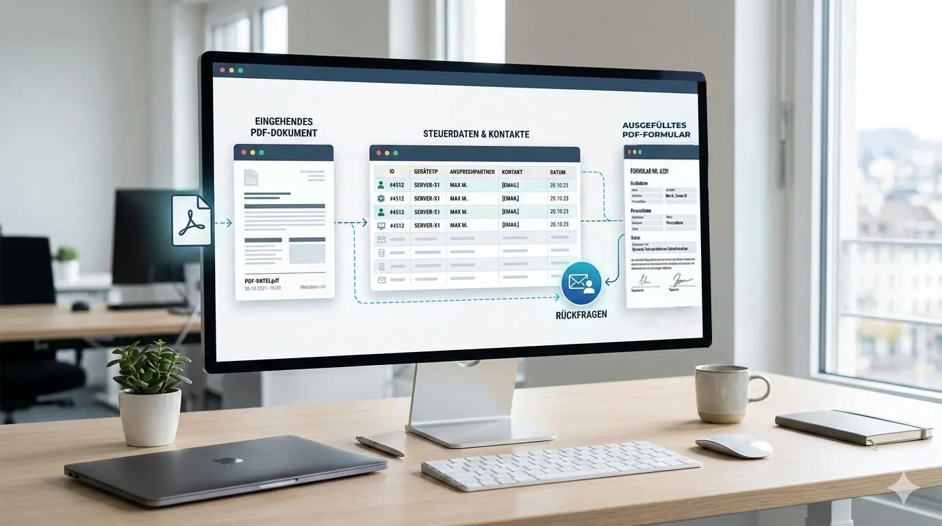 Teilautomatisierte Antragsbearbeitung für einen Verband